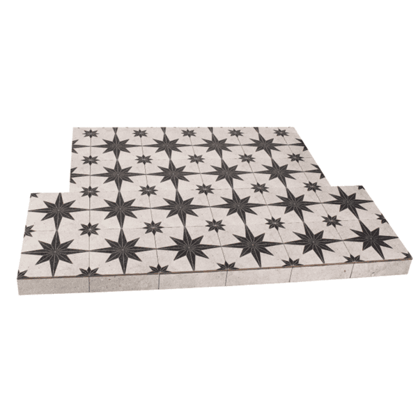 Norstar Black fireplace hearth